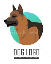 Coban Kopek Logo Beyaz Ikon Stil Vektor Ilustrasyonu C Robuart 7981801 Stockfresh