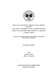 Pengertian, fungsi, macam, format dan struktur adalah dokumen dalam mengusulkan proyek penelitian, umumnya dalam bidang sains atau. Proposal Penelitian Tentang Ekonomi Pigura