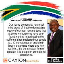 In his speech, president ramaphosa mentioned that this government remained irrevocably committed to upholding the covenant announced. President Ramaphosa Highlights Importance Of Striving For Equality In Freedom Day Address Fourways Review