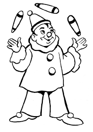 Coloriage enfants > coloriages fetes > coloriage cirque. Page 76 Sur 254 Sur Hugolescargot Com Coloriage Clown Coloriage Dessin A Colorier
