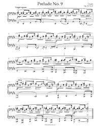 Free Piano Sheet Music Chopin Prelude Op 28 No 9 Enjoy Sheet Music Piano Sheet Music Free Free Piano Sheets