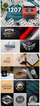 Download 1207 Vintage Badge Objects Free Download Vector Stock Image Photoshop Icon