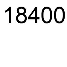 18400 number, meaning and properties - Number.academy