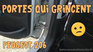 Tutoriel Auto 08 Probleme De Portieres Qui Grincent Youtube