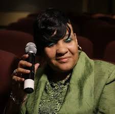 Denise Davis and her band performing Thursday at the fair