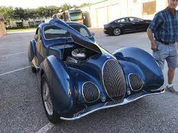 Talbo With Bonnet Open Custom Cars Headlights Sports Car