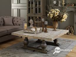 Coastal Homes Glendale Orta Sehpa Kahve Masasi Rustik Mobilya Mobilya