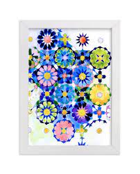 5% coupon applied at checkout. Geometric Moroccan Tile Wall Art Prints By Pooja Pittie Minted