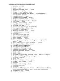 Kaki kanan hentak dan rapat ke kaki kiri dan tangan berada ke sisi badan 6. Arahan Kawad Kaki Sekolah Rendah