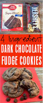 Easy Cake Mix Cookies Cake Mix Cookie Recipes Chocolate Fudge Cookies Chocolate Cake Mix Cookies