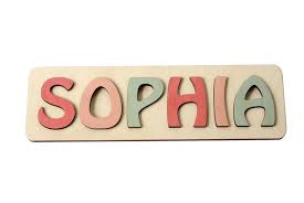 Personalized Name Puzzle Name Personalized Toy Nursery Etsy Custom Baby Gifts Personalized Toys Toddler Gifts