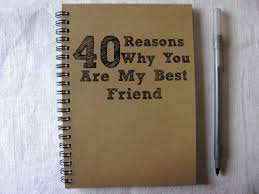 40 Reasons Why You Are My Best Friend 5 X 7 By Journalingjane Best Friend Book Best Friend Gifts Friend Scrapbook
