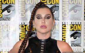 kesha black see through dress