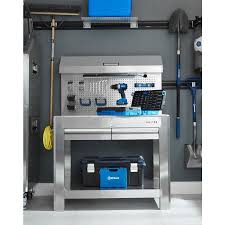 Kobalt 45 In W X 36 In H 2 Drawer Hardwood Work Bench Lowes Com Hardwood Workbench Drawers