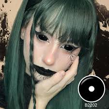 Image result for black sclera contacts