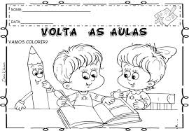 Reviewed by lindos desenhos para pintar on 06:13 rating: Colorir Volta As Aulas