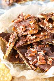 These candied pecans are one of my favorite treats ever! Pecan Christmas Crack Ritz Cracker Toffee Spend With Pennies
