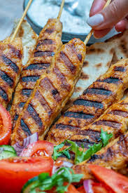 Ground Turkey Kebabs With Sumac Yogurt Dip Blondelish Com Recipe Kebab Recipes Kebab Turkey Kabobs