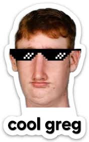 cool greg sticker