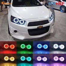 Online Shop For Chevrolet Aveo Sonic T300 2011 2012 2013 2014 Excellent Ultra Bright Dual Color Switchback Smd Led Angel E Chevrolet Aveo Sonic Chevrolet Sonic