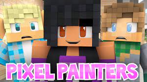 Garroth, Laurance, and Aphmau in Pixel Painters! | Roleplay Minigames! -  YouTube