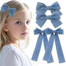 Amazon.com : 2pcs Velvet Long Tail Hair Bows Clips for Girls Women 5.5"  Fall Dark Brown Velvet Ribbon Alligator Barrettes Hairpins Everyday Dress  Outfit Decor Accessories : Beauty & Personal Care