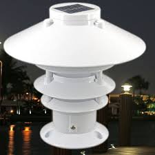 This solar powered dock light set comes with 3 great features to choose from: Solar Led Pagoda Piling Light Solar Led Pagoda Piling Light Pagoda Led Dock Light For Dock And Outdoors Area In Florid Dock Lighting Solar Led Fence Lighting