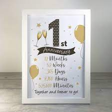 40 unique paper presents for the first year 2020 (includes gifts for husband or wife). 1st Anniversary Gift For Couple Anniversary Gift For Him Her