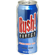 That's why we're seeing vast growth amongst the venue industry in particular. Rush Energy Energy Drink Shop Sun Fresh
