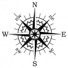 Black And White Compass Rose Black Compass Compass Tattoo Compass Wind Rose