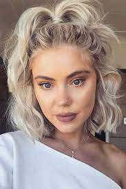 15 Modern Long Bob Hairstyles To Inspire You Short Hair Ponytail Short Hair Updo Pretty Short Hair