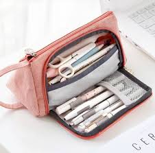 Otrio Stationery Gifts On Instagram These Multiple Pouched Pencil Cases Have Become 1 Of The Best Selling Canvas Pencil Case School Pencil Case School Pens