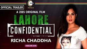 Lahore confidential (2021) film short story : Lahore Confidential Official Trailer A Zee5 Original Film Lahore Confidential Movie Zee5 Youtube