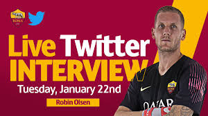 Robin olsen telah resmi menjadi milik roma. As Roma English On Twitter Coming Live Tomorrow Got A Question For Robin Olsen Well This Is Your Chance To Ask It Reply To This Tweet With Your Question