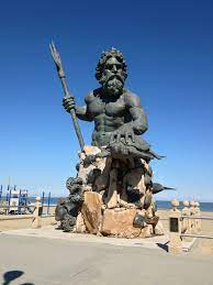 King neptune is a large bronze statue located in virginia beach, virginia and sculpted by paul dipasquale. The King Neptune Statue Neptune Statue Statue Virginia Beach Boardwalk