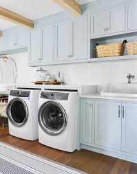 Free design assistance & planning available. Tile 101 Everything You Need To Know About Buying Picking Tile Emily Henderson Modern Laundry Rooms Blue Laundry Rooms Small Laundry Rooms