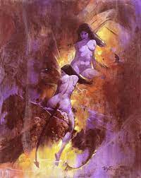 Art instruction mike's now sharing the knowledge of his many decades of intense artistic study! Comic Art Shop Cart Gallery Rome S Comic Art Shop Mike Hoffman She Devils Illustration The Largest Selection Of Original Comic Art For Sale On The Internet