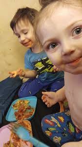 High Protein Breakfast for today! Kodiak Pancakes topped w/ Strawberries,  Bananas, Almonds & Lite Syrup & side of 2 Eggs over Easy. Thank you Marsha  Wood,& Tammy Laughlin Cornwell for telling me