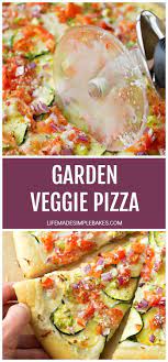 Veggie Pizza Recipe Hearty Delicious Life Made Simple Recipe Veggie Pizza Pizza Recipes Homemade Veggie Pizza Recipe