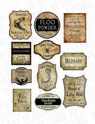 Free printable halloween bottle labels and potion labels. Realistic Handmade Labels Potion Bottle Labels Wizard Party Etsy Harry Potter Potion Labels Harry Potter Potions Harry Potter Halloween