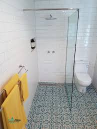 We Installed This 10mm Frameless Shower Screen To Create A Modern Walk In Shower The Entry Is Comp Small Bathroom Small Bathroom Makeover Small Space Bathroom