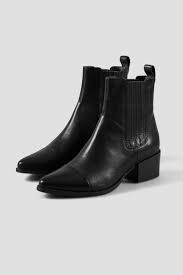 Black Ankle Boots With Brown Heel Marja Black Leather Boots Best Ankle Boots Boots Chelsea Ankle Boots