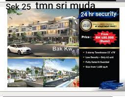 Shah alam isn't known as the city of roundabouts for nothing. Taman Sri Muda Sek25 Shah Alam Townhouse 3 Bedrooms For Sale Iproperty Com My