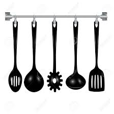 These 10 essential kitchen tools are everything you need for your kitchen! Kitchen Utensils Hanging Isolated On White Royalty Free Cliparts Vectors And Stock Illustration Image 20203993