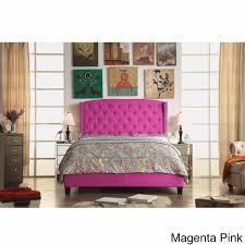 This classic traditional upholstered king bed is perfect to accentuate the sophisticated aura of your bedroom with its elegant contours and exquisite craftsmanship. Alton Furniture Group Moser Bay Queen Size Tufted Wingback Upholstered Bed Set Walmart Com Walmart Com