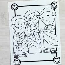 This book contains the story of saint valentine, his prayer, a comprehension drawing/writing page, and a simple information page. Catholic Saint Coloring Pages St Valentine No Prep Activities