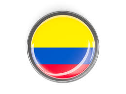 Download 170+ royalty free circle colombia flag vector images. Metal Framed Round Button Illustration Of Flag Of Colombia