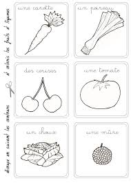 Le Memo Du Marche Dans Mon Bocal Coloriage Fruits Memo Carton A Dessin