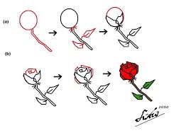 Melukis bunga mawar vintage simple rose painting tutorial. Cara Melukis Bunga Ros Yang Simple Fitri1986