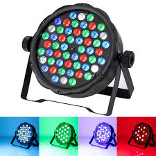 Wash lights, oppsk led stage light bar smart app control, 45w 36leds 16 million color & 20 modes, waterproof rgbw dj light bar for wedding party church decor stage lighting 4.4 out of 5 stars 105 $37.98 $ 37. Led Stage Lights 54 Led Dj Par Light Color Magic Effect Mixing Wash Light Rgbw Dmx 512 Stage Lighting Disco Projector For Home Wedding Birthday Festival Party Church Concert Dance Floor Lighting